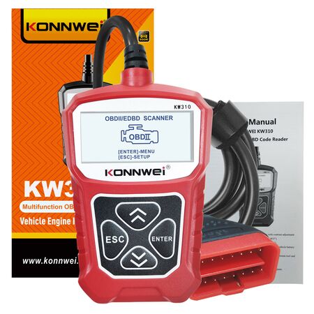 Escaner Automotriz Konnwei KW310 Obd2 Lector De Códigos De Fallas