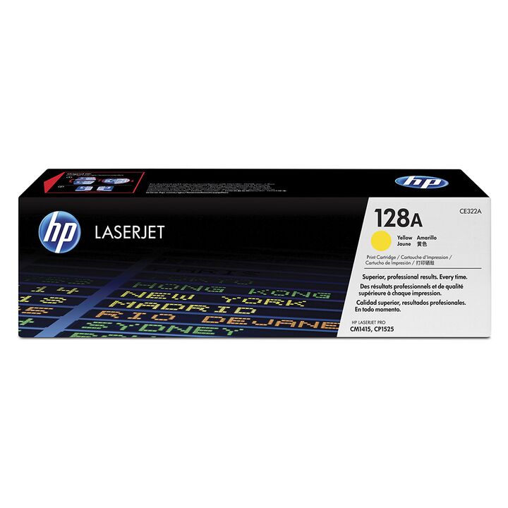 Toner Original Hp 128a Laserjet Amarillo Oficial Hp - Vista principal