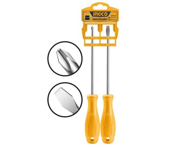 Set 2 Destornilladores Ingco HKSD0258 - Vista principal