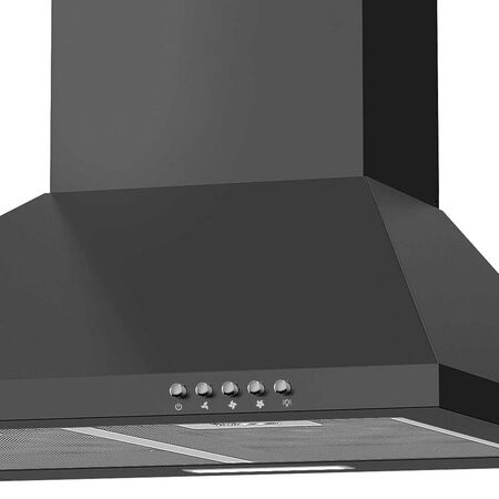 Campana de cocina negra 110w - Serie dorada