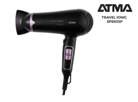 SECADOR DE PELO TRAVEL IONIC 1300W ATMA