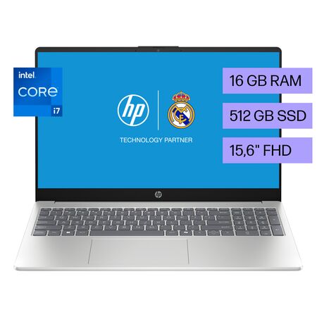 NOTEBOOK HP (15-FD0283LA) i7-1355U 16GB 512GB 15.6 FHD W11HSL (BM7S7LA#AC8)