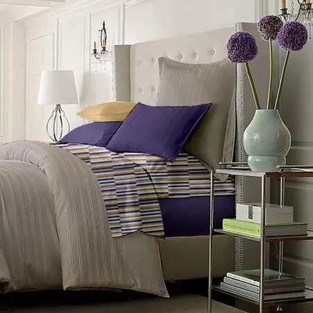 Juego de Sábanas Estampado Hotel Colorful 250 Hilos King