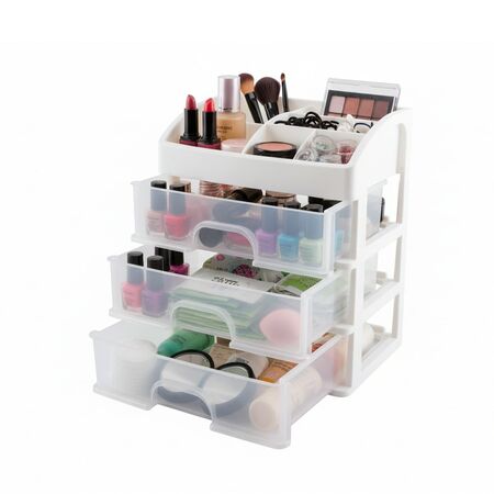 Organizador De Maquillaje Cosmético Joyero Acrílico Cajones