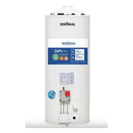 TERMOTANQUE A GAS SEÑORIAL ZAFIRO 50LT