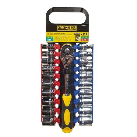 Set Bocallave Hexagonales 21Pcs-Metri|Pulg-1|2 Dowen Pagio