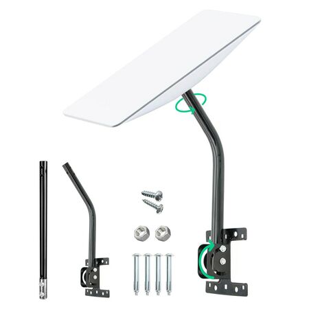 Soporte para Antena Starlink Mini Exterior Tubo Extensible 82cm Caño 25mm Curvado