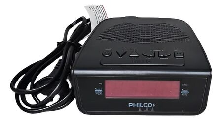 Radio Reloj Despertador Philco Rj900p Negro Negro
