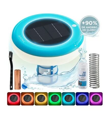 Ionizador Solar Gadnic Luz Nocturna LED