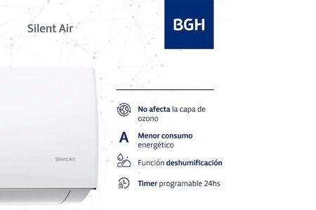 Acondicionador de aire BGH BS35WCAU 3300W Frio Calor Split 