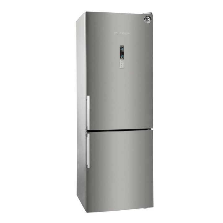 HELADERA C/FREEZER KOHINOOR KHGA41DI/9 - ACERO, 417 LTS, NO FROST - Vista 1