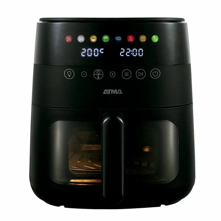 Freidora De Aire ATMA FR246ABP 6LTS Digital Con Visor Negra - Vista principal