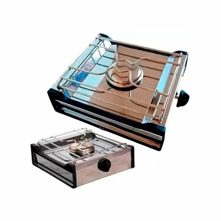 Anafe Brogas 1 Hornalla Blanca Gas Natural Cocina - Vista 1