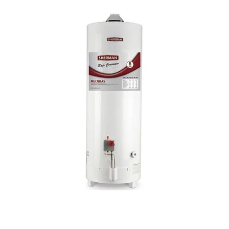 Termotanque a Gas Sherman 120 Lts Pie Conexion Superior