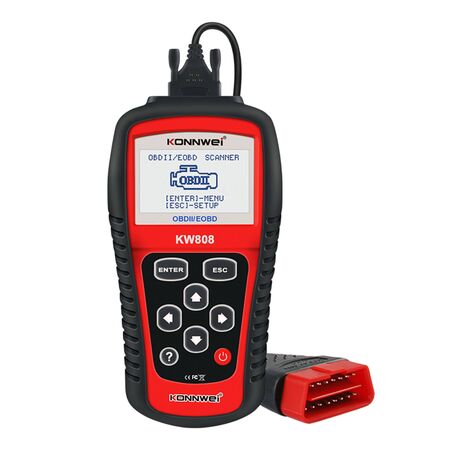 Escaner Automotriz Obd2 Konnwei KW808 Lector Autos