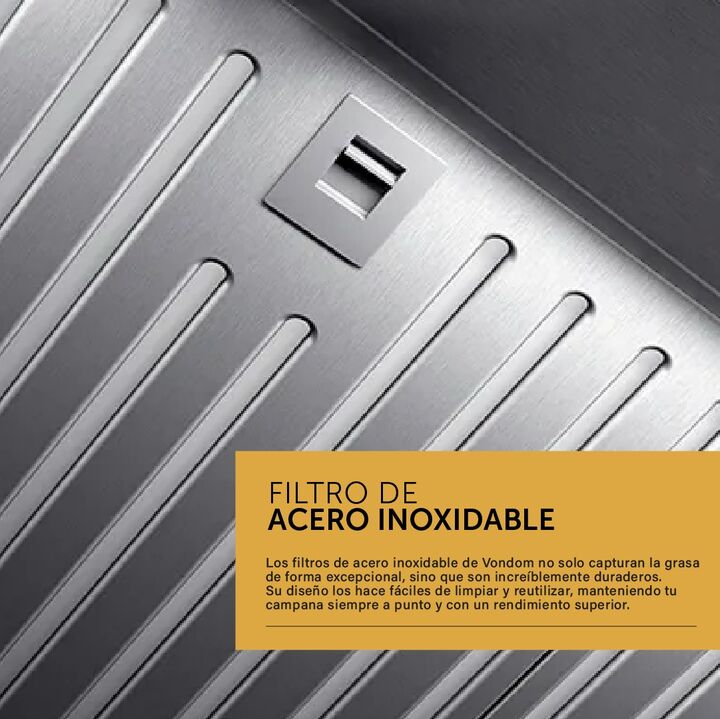 Campana de Pared Vondom Acero Inoxidable 76 cm - Vista 3