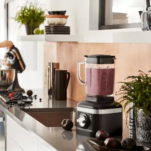 Licuadora Kitchenaid Negra Con Jarra De Vidrio Color Negro - Vista 3