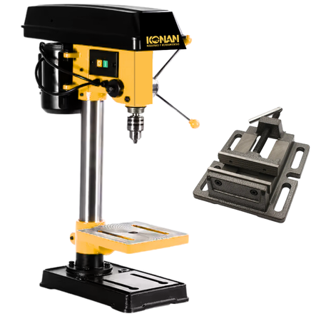 Konan Taladro De Banco 16 Mm 450 W Con Morsa Plana