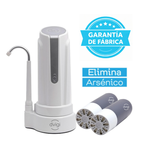 Filtro Purificador de Agua AS PLUS Arsénico + 2 Filtros Dvigi