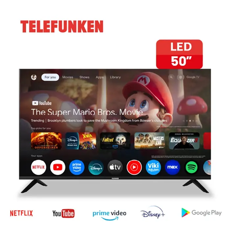 Smart Tv Led Telefunken 50 Pulgadas Hd Tk5026Ug6G Go