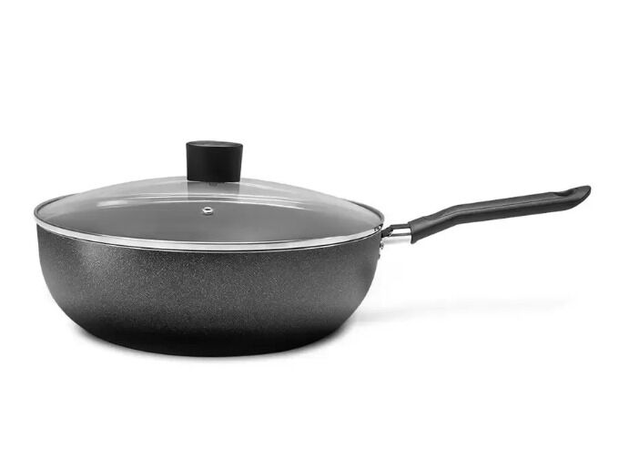 Wok c Tapa 24 cm Negro Brinox 7190466 - Vista principal