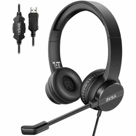 Auriculares EKSA H12E USB + Micrófono Y Cancelación De Ruido