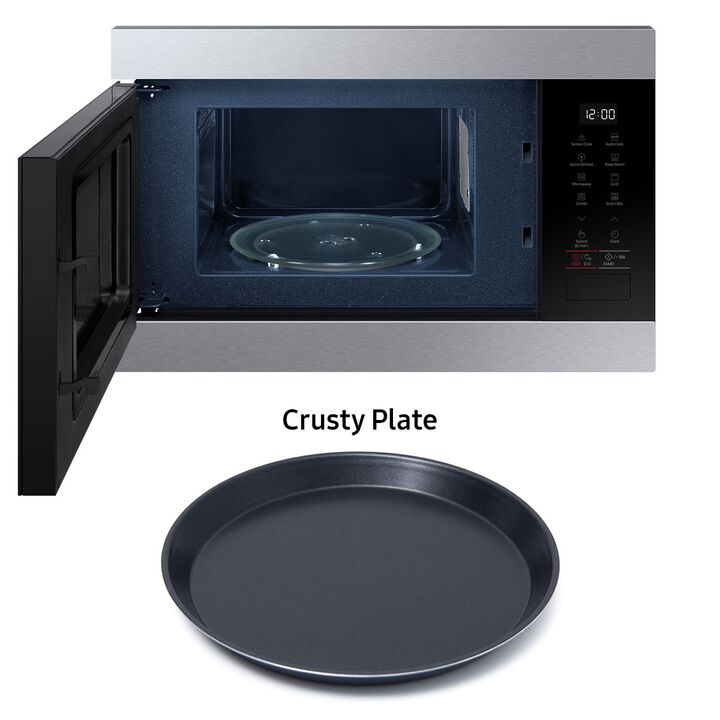 Microondas Samsung MG22M8074CT 22L Sensor Humedad Silver - Vista 3