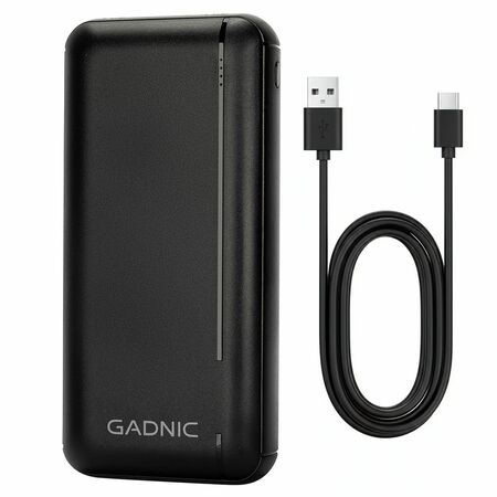 Cargador Portátil Gadnic 25000 mAh Carga Rápida 2 USB