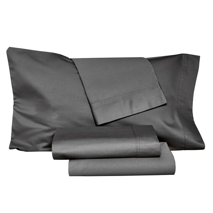 Juego De Sabanas Danubio 600 hilos - 2 Plazas - Color Negro - Vista 3