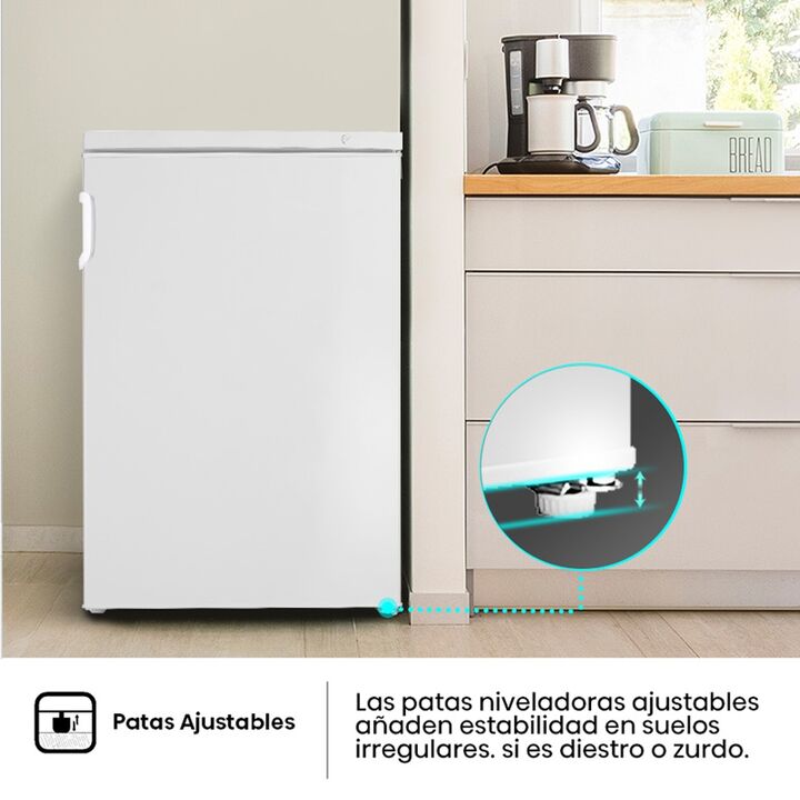 Freezer Hisense Vertical 82 Lts.BLANCO FV1N81NAW - Vista 4