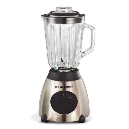 LICUADORA DE ACERO CON JARRA DE VIDRIO 1.5LTS KEN BROWN 800W KBL-800