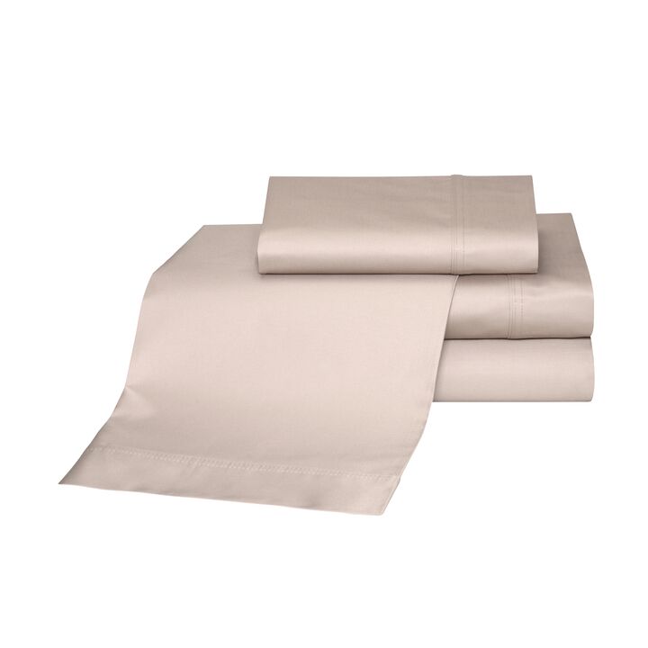 Juego De Sabanas Danubio 600 hilos - 2 Plazas - Color Rosa - Vista 3