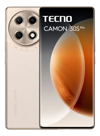 Celular Tecno Spark Camon 30s Pro (256+8gb) Pearl Gold Amarillo