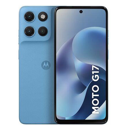 Celular Motorola G17 (128+4GB) Pantone Alaskan Blue