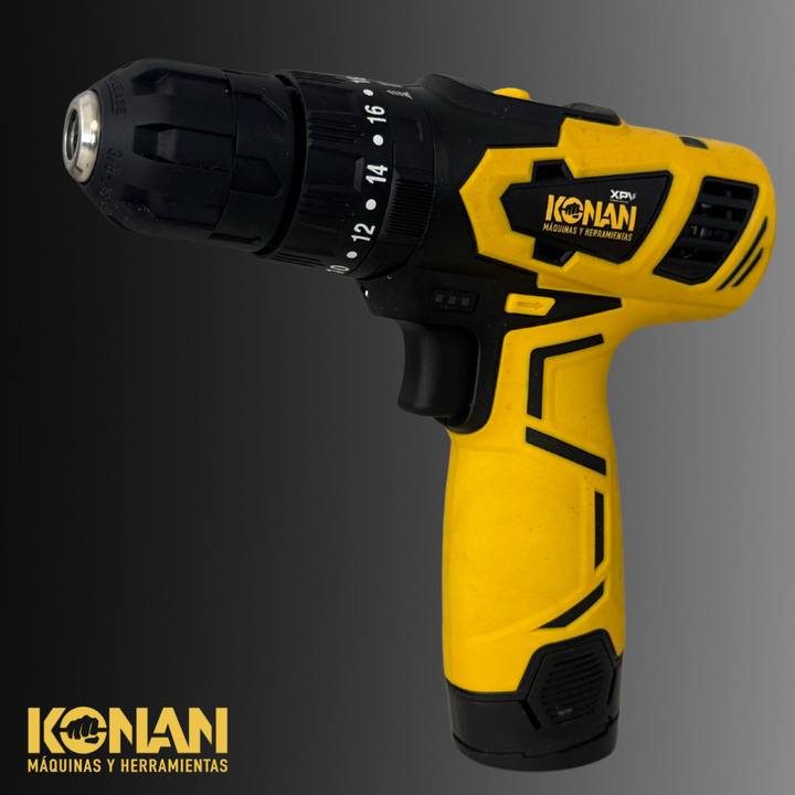 Taladro de Impacto Konan a bateria 12v Xtra Power Volt - Vista 9