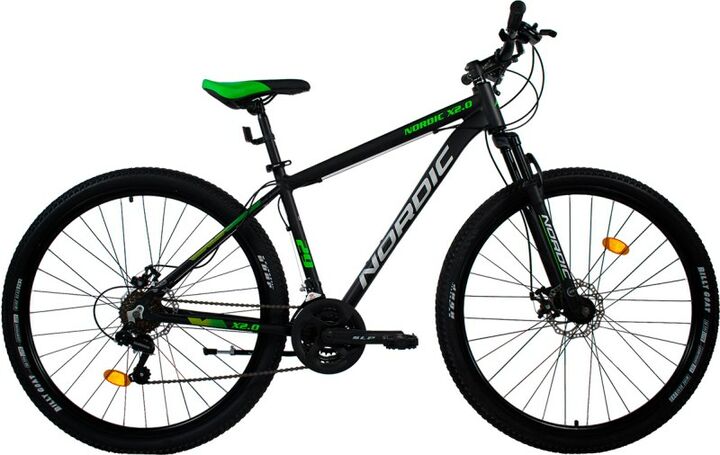 Bicicleta Mountain Bike Nordic X 2.0 R29 T20 Negro-Verde - Vista 1