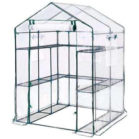 Invernadero South Port By Gadnic Estructura Acero Indoor Outdoor Cultivo Uv Con Estantes