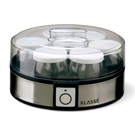 Yogurtera Acero Inoxidable. 7 frascos Klasse (KS7001)
