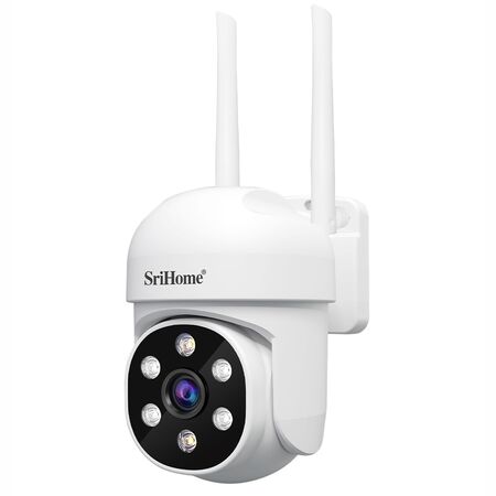 Cámara de Seguridad IP Domo SriHome SH061 Full HD Vision Nocturna