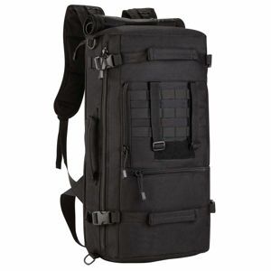 Mochila Táctica Negra Gadnic Camping Bolso 3 en 1 60L