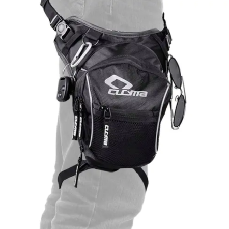 Bolso Muslera Cucyma CB-1605 Expansible 2,8L a 4,6L Riñonera Táctica Para Moto