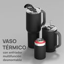 Vaso Asobu Duplex 660 ml  360 ml - Black - Miniatura 3