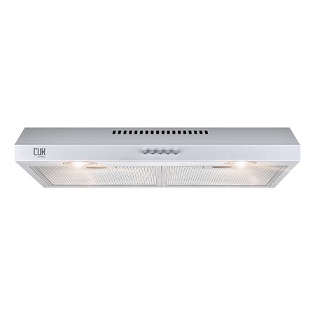 Extractor De Cocina Cuk By Gadnic EXT21450 100W Doble Filtro Aluminio 2 Luces LED Blanco