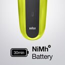 Afeitadora Series 3 ShaveStyle 300BT con recortadora de barba de precisin y 5 peines verde elctrico - Miniatura 5