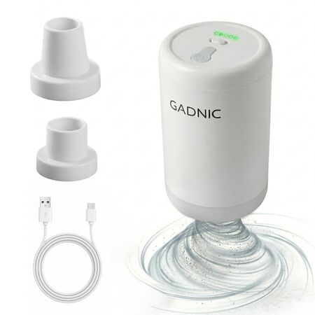Bomba de Vacio Gadnic 20W Succion Electrica 3700 Pa Bolsas Inflables USB