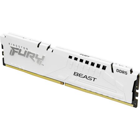 Memoria RAM Kingston 16GB DDR5 6400Mhz Fury Beast White Expo para PC