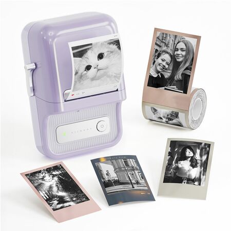 Impresora de Etiquetas NIIMBOT B21 Pro Impresión Sin Tinta (Violeta)