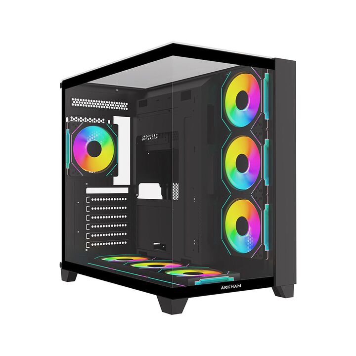 Gabinete Arkham Minor 7 Fan ARGB ATX Negro - Vista principal