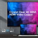 Hub Usb C Argomtech 5 En 1 A00594 Usb3.0 Usb2.0 Hdmi 4k - Miniatura 3