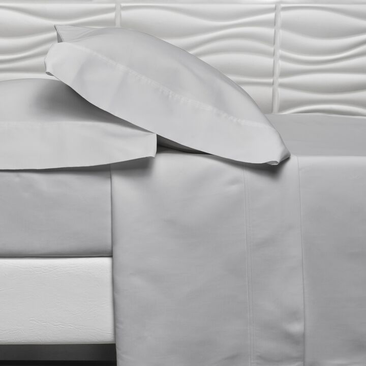 Juego De Sabanas Danubio 1000 hilos - King - Color Blanco - Vista 3